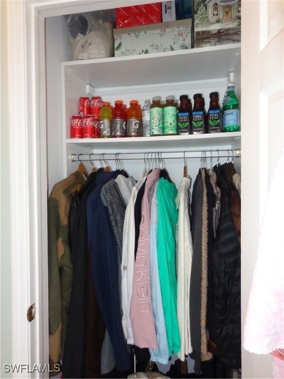 view of closet