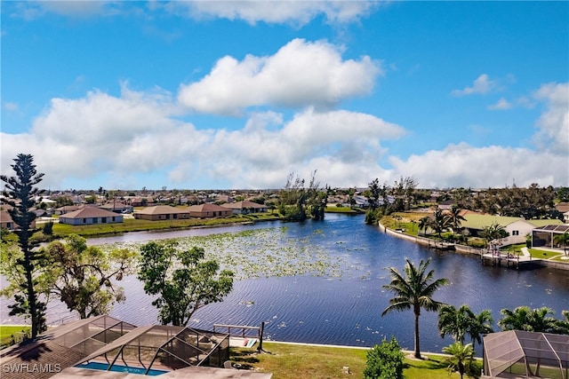 property view of water