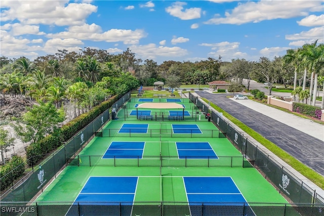 view of sport court