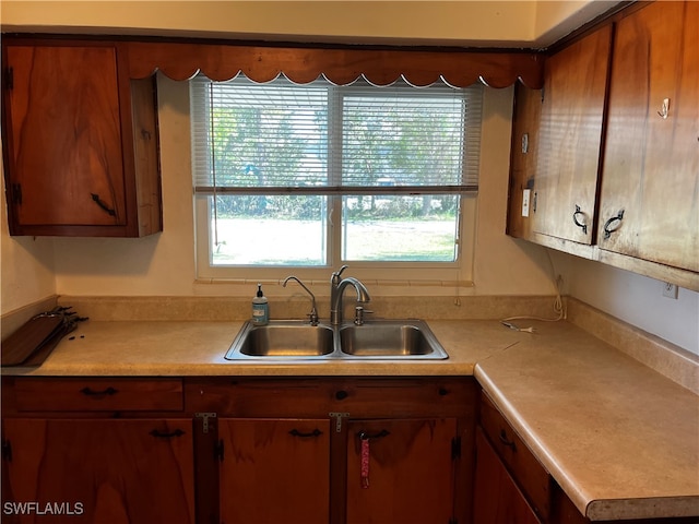 kitchen featuring sink