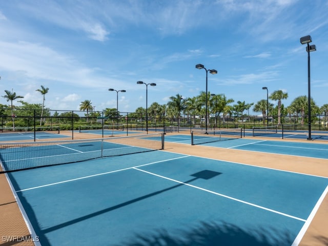 view of sport court with basketball court