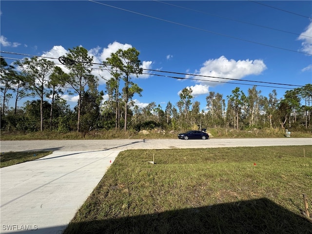 view of road