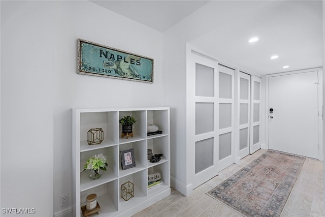 interior space featuring hardwood / wood-style floors