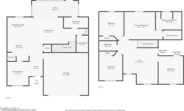 321 Shadow Lakes Dr, Lehigh Acres, FL 33974 - room layout