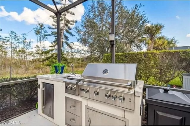 view of patio / terrace with grilling area