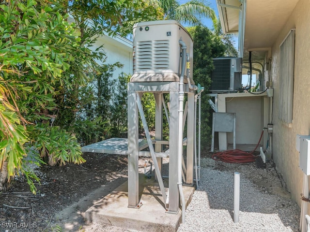 view of play area featuring cooling unit