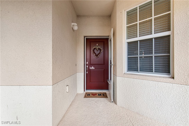 view of property entrance