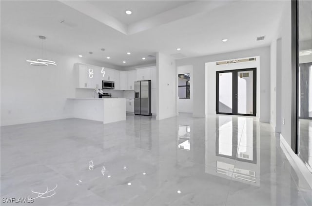 view of unfurnished living room