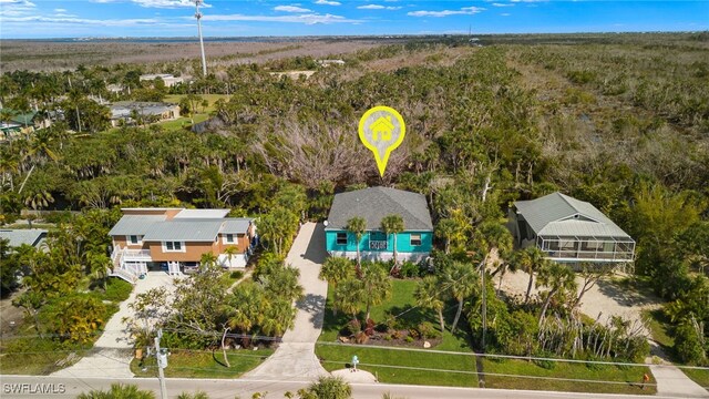 838-840 Rabbit Rd, Sanibel, FL 33957 - drone / aerial view