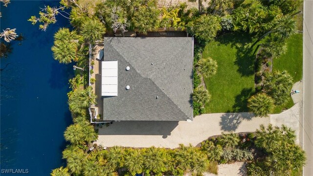 838-840 Rabbit Rd, Sanibel, FL 33957 - drone / aerial view with a water view