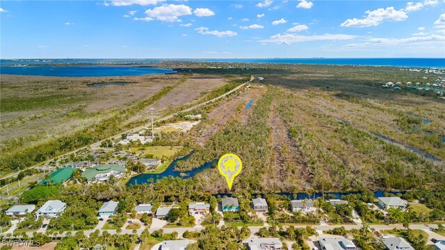 838-840 Rabbit Rd, Sanibel, FL 33957 - birds eye view of property featuring a water view
