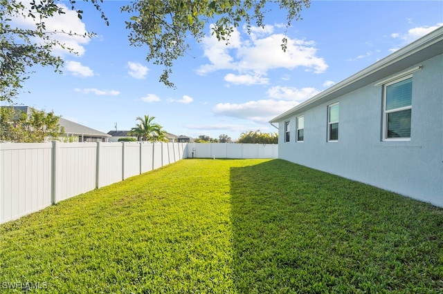 view of yard