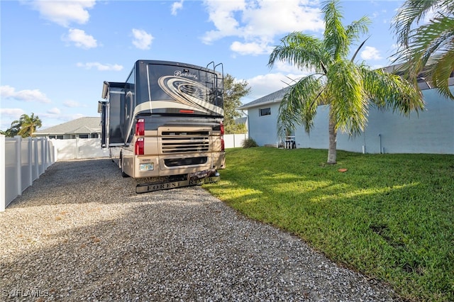 exterior space featuring a yard