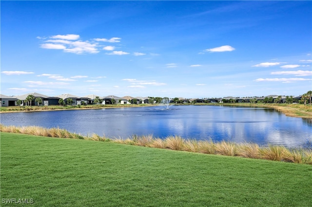 view of water feature