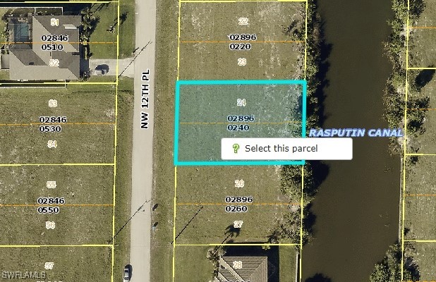 909 NW 12th Pl, Cape Coral FL, 33993 land for sale