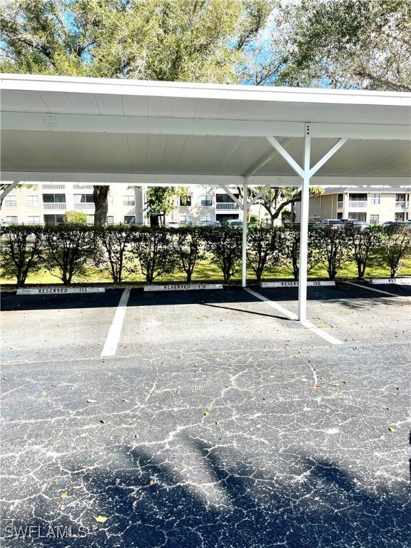 view of vehicle parking