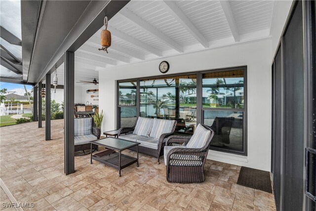 view of patio / terrace with outdoor lounge area