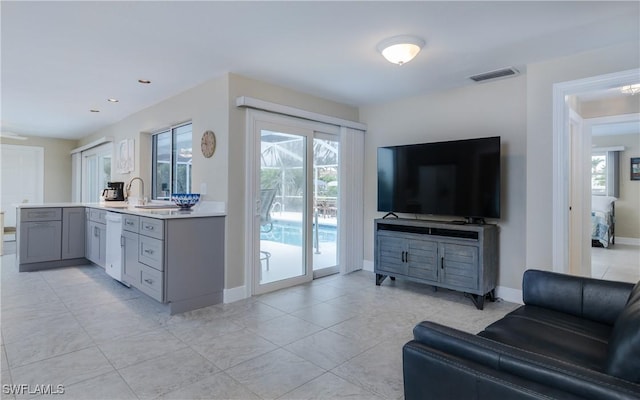 view of living room