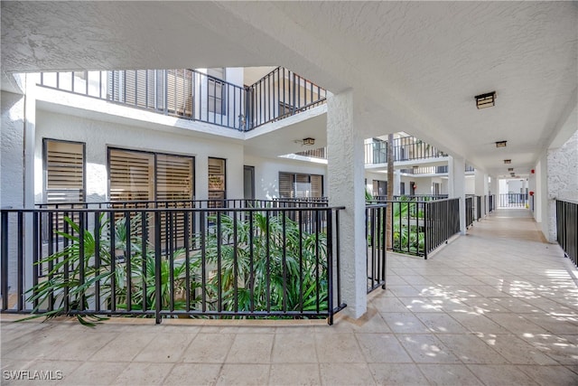 view of patio / terrace featuring a balcony