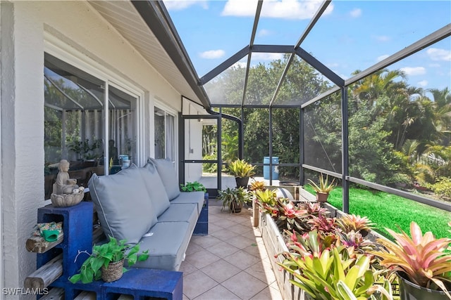 sunroom / solarium featuring a healthy amount of sunlight