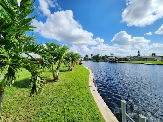 property view of water