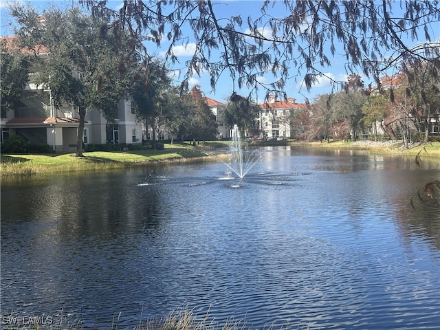 view of water feature