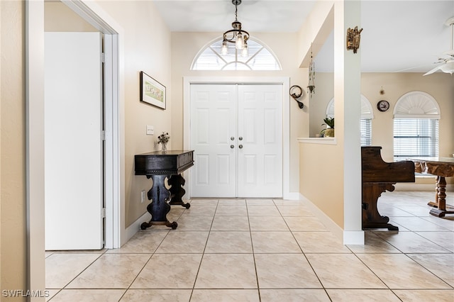 300 Morse Plz, Fort Myers, FL 33905 - foyer entrance with light tile patterned flooring