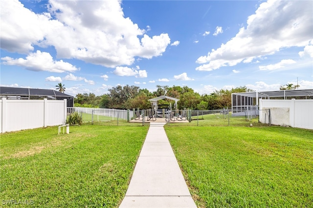300 Morse Plz, Fort Myers, FL 33905 - view of yard featuring a fenced backyard