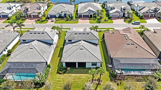 bird's eye view featuring a residential view