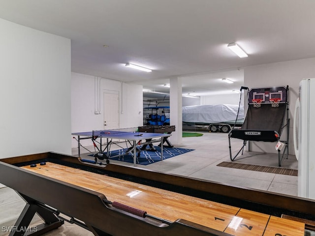 view of game room