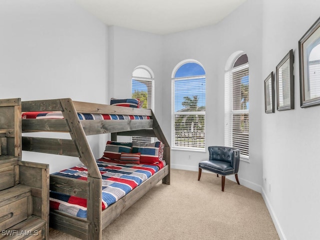 bedroom with carpet flooring