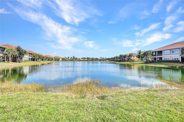 property view of water