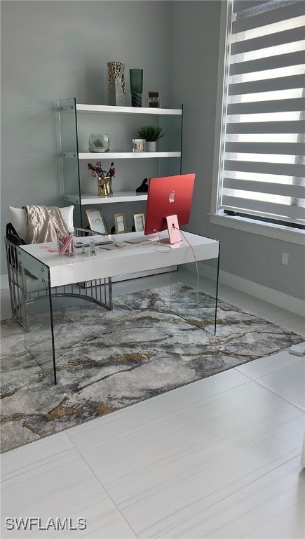 interior space featuring tile patterned floors