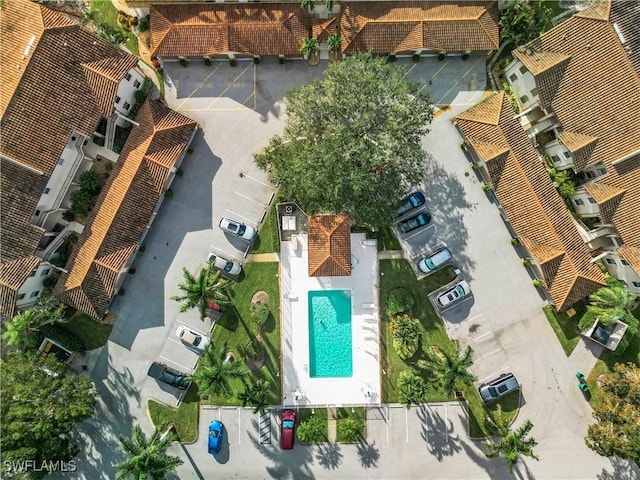 162 Newport Dr Unit 1202, Naples, FL 34114 - bird's eye view of a pool