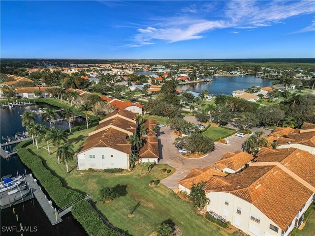 162 Newport Dr Unit 1202, Naples, FL 34114 - aerial perspective of suburban area with a large body of water