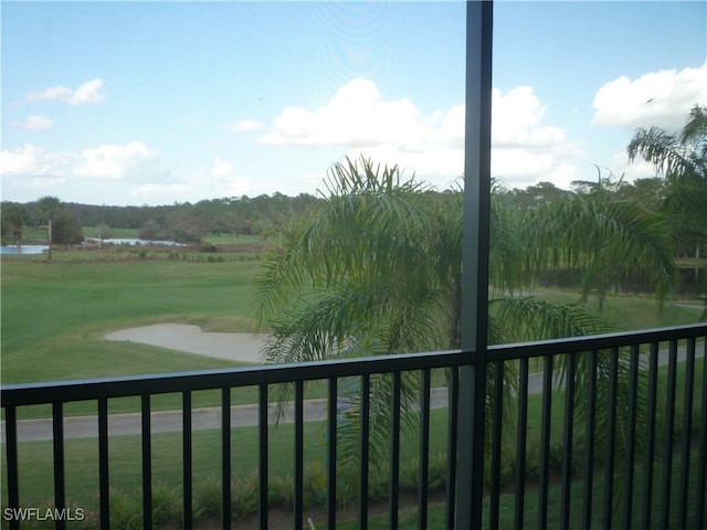 view of water feature