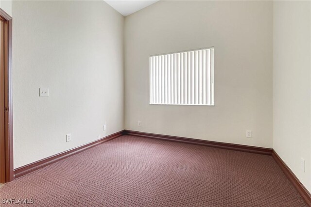 empty room with carpet floors