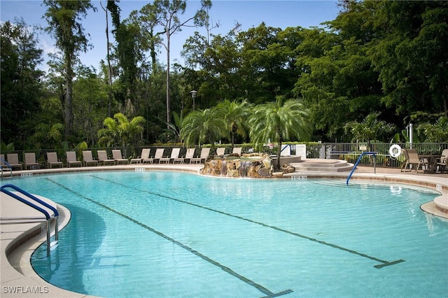 view of swimming pool