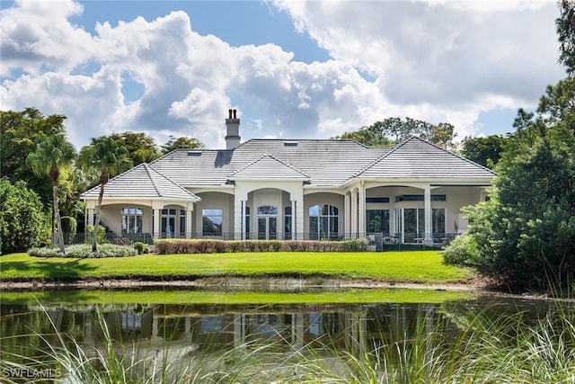 view of rear view of property