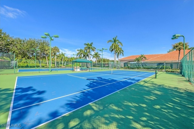 view of sport court with basketball court