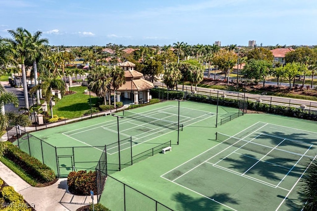 view of sport court