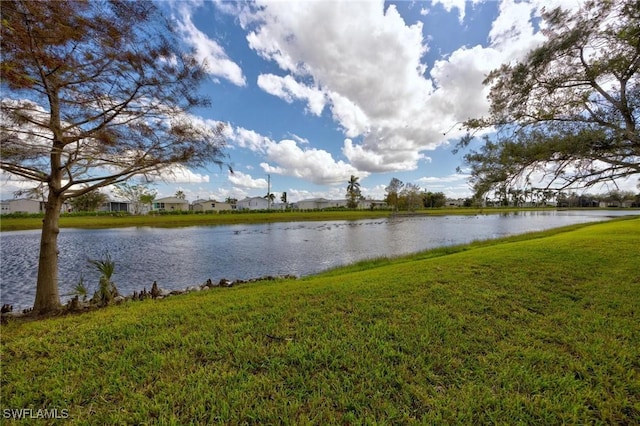 view of water feature