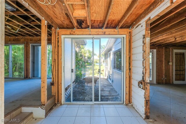 interior space with plenty of natural light