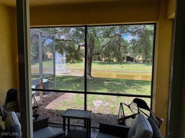 sunroom featuring a wealth of natural light