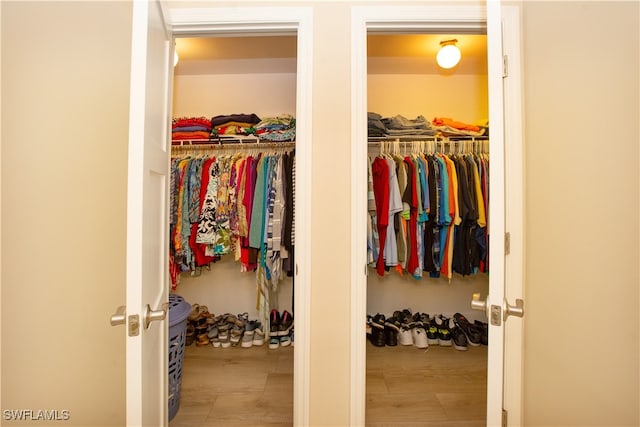 view of closet