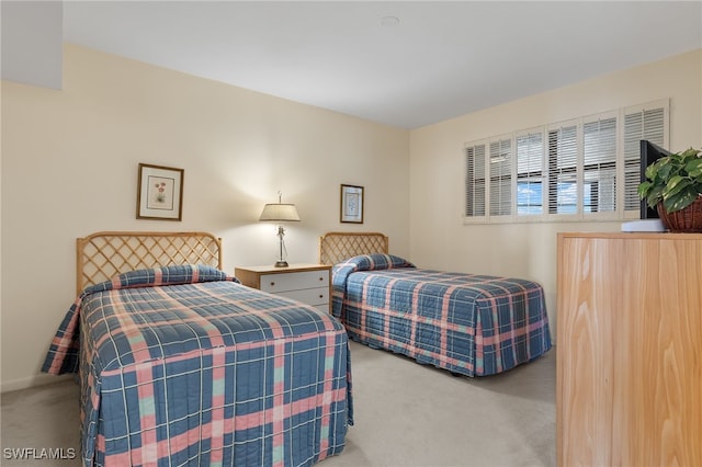 bedroom featuring carpet flooring