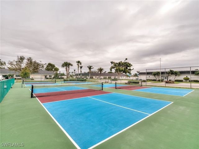 view of sport court