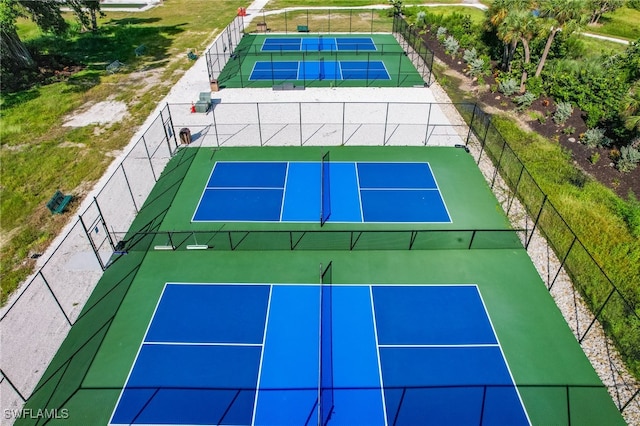 view of sport court