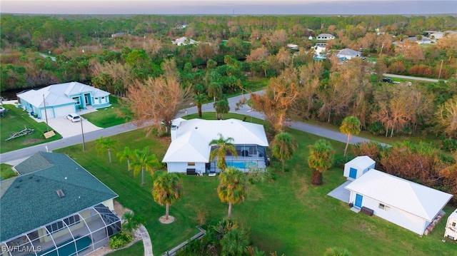 1124 Cheshire St, Port Charlotte, FL 33953 - aerial view with a view of trees