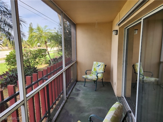 unfurnished sunroom featuring a healthy amount of sunlight